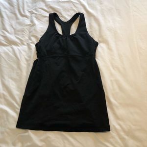 Lululemon Racerback back tank w. cut outs - Black